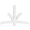 Ekena Millwork Davenport Architectural Grade PVC Gable Bracket, 84"W x 56"H x 6"D x 6"F, 16/12 Pitch GBP084X56X0606DAV00 - alternate 2